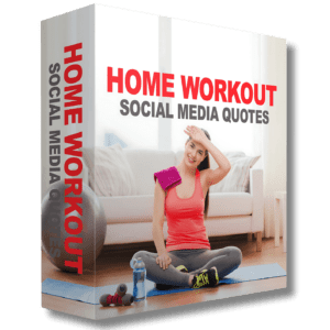 Home Workout Fitness Social Quotes Images: 7-Figure Influencer’s Secret (600+ Pre-Made Designs)