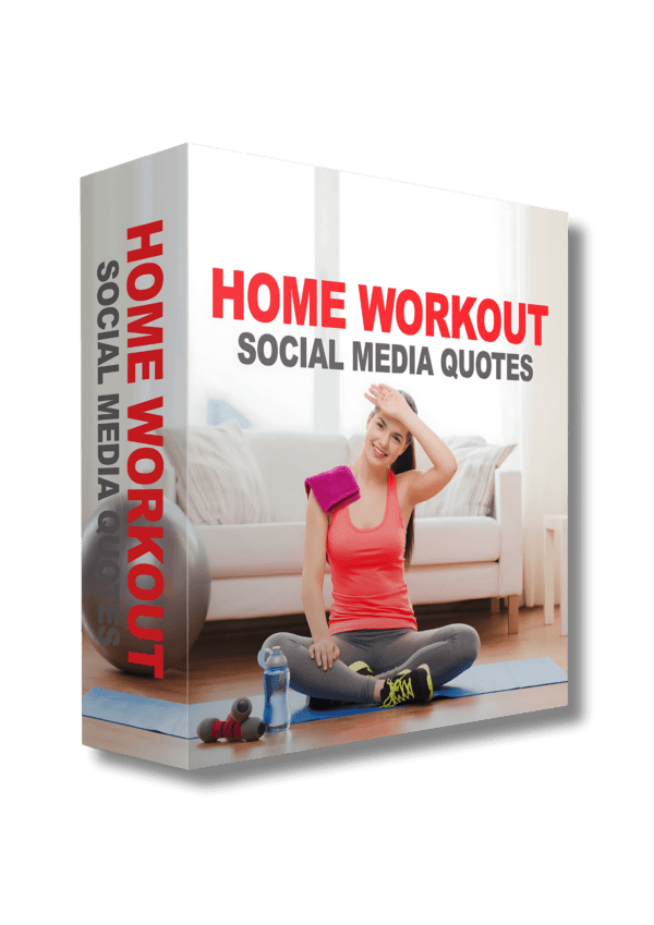 Home Workout Fitness Social Quotes Images: 7-Figure Influencer’s Secret (600+ Pre-Made Designs)