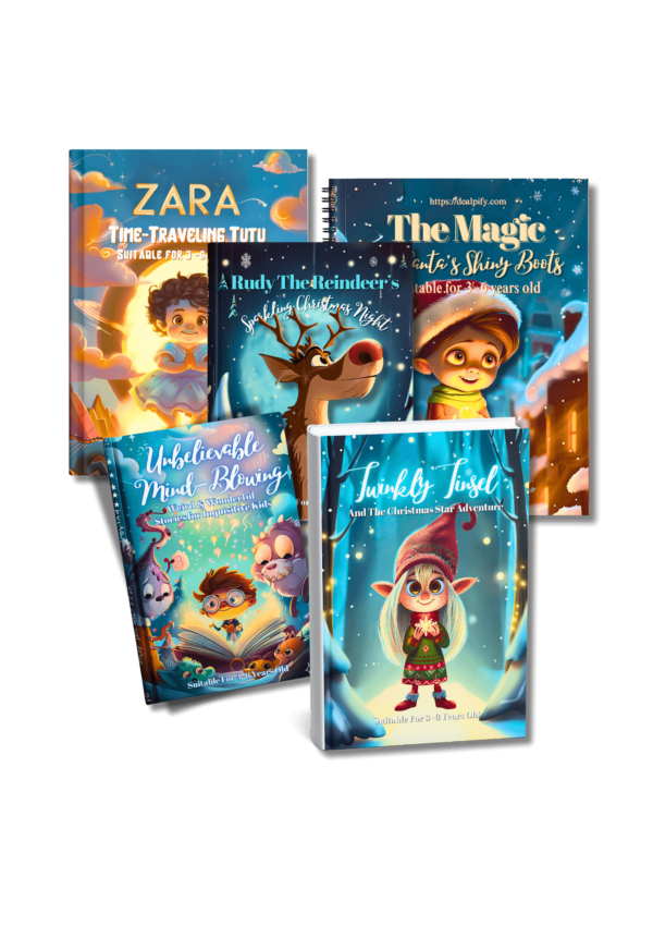 Guilt-Free Screen Time Bundle 5 E-Books That Make Kids BEG to Read (Santa-Approved)